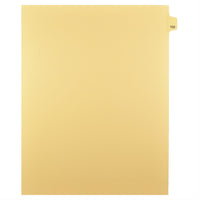 Markmaker - Intercalaires imprimes Legal, Chamois, 1/25th coupe, format lettre, sans trous, 25 tabs/PQT, 5 PQT/Boite, Numero 152-Intercalaires imprimes Legal