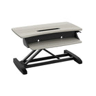 Ergotron Support WorkFit Z pour bureau assis/debout (33-458-917)-Une solution assis/debout complète, avec emplacement pour tablette et téléphone offrant un accès facile à vos dispositifs et système de gestion de câble pour un espace de travail peu encombré