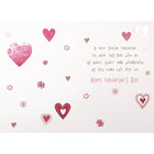 Rosedale Gold - Cartes de souhaits/Enveloppes - Joyeuse St-Valentin Amour (50123) - 5-1/2 po x 8 po - paquet de 6-Avec fini scintillant et métallique