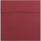 JAM Paper Enveloppes simples, 8,5 x 8,5 po, rouge foncé, 50/paquet-Enveloppes simples rouge foncé
