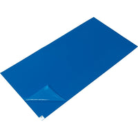 Zenith Safety - Tapis Pour Salle Blanche, Épaisseur 1,57 Mils, 3-3/4' Lo X 3' La, Bleu-Épaisseur du support 1,57 mils