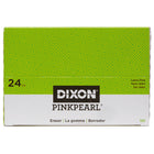 Dixon - Gomme à effacer à bords biseautés Pink Pearl - grande - paquet de 24-Rose, forme biseautée, compensée