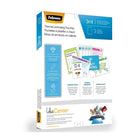 Fellowes - Pochettes de plastification thermique - lettre - 3 mil - paquet de 200-Format lettre