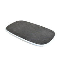 Uncaged Ergonomics BASE Tableau d'équilibre de bureau permanent et tapis anti-fatigue (argent / noir)-1