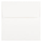 JAM Paper Enveloppes carrées, 5,5 x 5,5 po, blanc semi-brillant, 100/paquet (02792259b)-Enveloppes carrées pour invitation