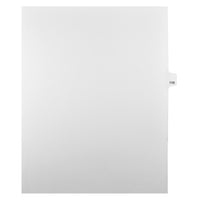 Markmaker - Intercalaires imprimes Legal, Blanc, 1/25th coupe, format lettre, sans trous, 25 tabs/PQT, 5 PQT/Boite, Numero 110-Intercalaires imprimes Legal