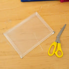 Jam Paper Enveloppes de plastique avec fermeture à glissière, 4 1/2 x 6 1/2 po, transparentes, 12/pqt-Matériau : Plastique