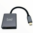 tmd Adaptateur Mini DisplayPort vers HDMI 4K-Gris sidéral-Plug & Play sans pilotes nécessaires