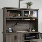 Sauder - 433683 La Collection Aspen Post Surmeuble - Finition Pebble Pine-Le dessus est construit en panneau de 1 po. (2,5 cm) solide et léger.