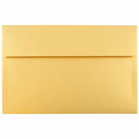 JAM Paper Enveloppe Stardream A10 à effet métallisé, doré, 50/pqt-Enveloppes dorées Stardream à effet métallisé