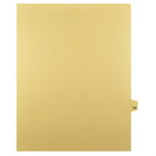 Markmaker - Intercalaires imprimes Legal, Chamois, 1/25th coupe, format lettre, sans trous, 25 tabs/PQT, 5 PQT/Boite, Numero 193-Intercalaires imprimes Legal