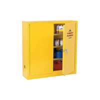Zenith SafetyMD – Armoire pour produits inflammables, 24 gallons-Paroi double, acier soudé de calibre 18 avec un espace de circulation d’air de 1 1/2 po
