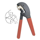 HVTools – Outil de sertissage professionnel, 12 x 5 x 1 po, noir-L’outil de sertissage professionnel de HV Tools pour F59/6/11 et UHF 58/8 est idéal pour tous vos besoins de réparations électriques.