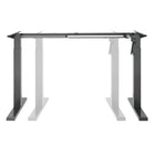 Uplite Cadre De Bureau Ergonomique Manuel-Système Réglable À Manivelle-Noir-Longueur du pied du cadre: 25,6"