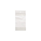 Crownhill - Sacs refermables avec panneau bloc blanc et trou de suspension - 2 po x 3 po - paquet de 100-2 po x 3 po