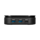 Targus - Station d'accueil universelle double HD USB-C avec Pass-Thru PD 85W - Noir-Compatible Windows, macOS, Chrome OS, Android et Ubuntu