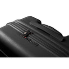 Champs - Ensemble de bagages rigide extensible 3 pièces Linen - Noir-Possibilité d'extension sur la valise 24 po et la valise 28