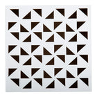 CTG Brands Square Glossy Wall Tile, 10" x 10", Black, 6 Pack-Matériau: fabriqué à partir de panneaux de fibres de densité moyenne, créant un aspect rustique et naturel