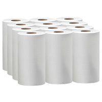WypAll - Chiffons de nettoyage multitâches General Clean X60 - Petit rouleau - Blanc - Paquet de 12-12 rouleaux/caisse, 130 feuilles/rouleau, 1 560 feuilles/caisse