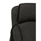 Brassex - Chaise de bureau executif Isaac, gris-Tissu en maille durable et respirant qui vous maintient à l’aise pendant de longues heures de travail