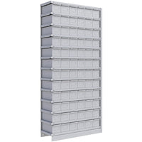 Metalware – Étagère enclenchable RK879, 13 tablettes, 36 x 12 x 76 po, gris pâle-Système de tablettes ajustables offrant un espace de rangement solide, mais économique qui convient à vos besoins