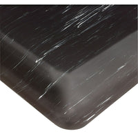 Wearwell – Tapis UltraSoft Tile-Top AM nº 419, 3 pi x 5 pi, noir-Particulièrement efficace dans les zones où l'exposition aux micro-organismes et aux produits chimiques est courante