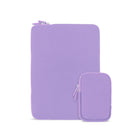 LOGiiX - Vibrance Essential Sleeve avec pochette pour ordinateurs portables jusqu'à 14 po - Mauve-Mauve - Toile