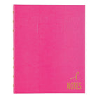 Blueline – Cahier de notes NotePro au ruban rose à couverture rigide, 9 1/4 po x 7 1/4 po, rose vif, 150 pages-Papier recyclé certifié FSC® avec contenu postconsommation minimal de 50 %