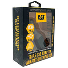 CAT – Adaptateur de véhicule triple USB à CC, 7,2 ampères-Ports USB rétro-éclairés jaunes pour des connexions sans tracas