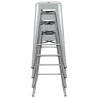 Flash Furniture Tabouret De Bar 30" - Empilable-Argent - Paquet D (4ET3132030SVR)-Quantité de pile: 10
