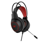 Havit - Casque d'écoute PC de jeu H2239D 3,5mm + USB avec microphone, DEL, noir-Suppression de bruit