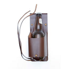 Ashlin – Porte-bouteille de ceinture Tanglewood, cuir véritable, brun foncé-Cuir nappa Napoli