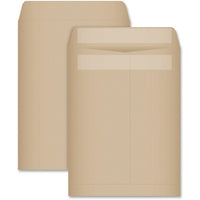 Quality Park – Enveloppes kraft recyclées pour catalogues Redi-Seal, 9 x 12 po, 100/boîte-Enveloppes à ouverture au sommet autoscellantes ne nécessitant aucune humidité pour fermer