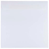 JAM Paper Enveloppes carrées standard avec fermeture gommée, 8 1/2 x 8 1/2 po, blanc, 1000/pqt-Blanc