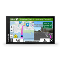 Garmin - DriveSmart 66 MT Navigateur GPS avec écran 6 po et alertes trafic - Noir-L'écran de navigation haute résolution de 6 po (1280 x 720 pixels) comprend des mises à jour cartographiques de l'Amérique du Nord