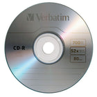 Verbatim – Disques vierges 52x CD-R, capacité de 700 Mo, surface étiquetée, cylindre, 50/paquet (94691)-Capacité de stockage de 700 Go