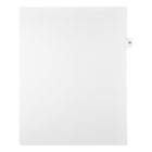 Markmaker - Intercalaires imprimes Legal, Blanc, 1/15th coupe, format lettre, sans trous, 25 tabs/PQT, 5 PQT/Boite, Numero 79-Intercalaires imprimes Legal