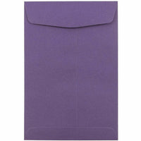 JAM Paper - Enveloppes pour catalogue à extrémité ouverte - 6 x 9 - violet foncé - paquet de 50-Couleur : violet foncé.