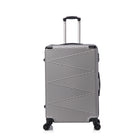 TOSCANO INTRECCIARE Bagage à main rigide 20 po - Gris-Conçu en Italy