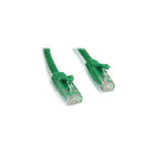 StarTech  Câble de raccordement antiaccrochage N6PATCH7GN de catégorie 6, 7 pi, vert-Connecteur mâle RJ-45 aux deux extrémités pour une connectivité réseau fiable