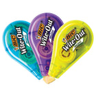 BIC - Wite-Out Mini-ruban correcteur de marque - blanc - ruban résistant à la déchirure - Paquet de 12-Obtenez une couverture fiable et lisse à une valeur incroyable