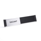 Plaque de porte SECO «Vacant / In Use» - 10 " x 2" - Aluminium-Vacant / En cours d'utilisation