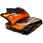 Classic Clamshell Sacoche pour Ordinateur Portable 13,3 po, Noir et Orange-9