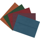 JAM Paper Assorted A6 enveloppe, 4,75 x 6,5, mult-Assortiment d'enveloppes A6 à fond foncé : bleu sarcelle, vert foncé, orange foncé, rouge foncé et bordeaux