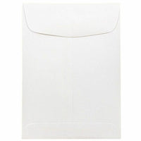  JAM Paper - Enveloppes pour catalogue à extrémité ouverte - 5 -5 x 7 -5 - blanc - paquet de 50-Couleur blanche