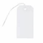 Jam Paper - Étiquettes Cadeaux avec Cordon - Moyen - 4 3/4 po x 2 3//8 po - Blanc - 1000 Pack-Étiquette cadeau blanche
