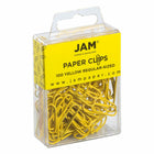 JAM PAPER - Colore norme 1" Trombones, Jaune, 3 Paquets de 100-Quantite : 100 par boîte; 3 Boîtes