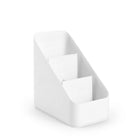 Petit organisateur de bureau Poppin, Blanc-Equipé de trois compartiments séparés
