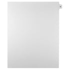 Markmaker - Intercalaires imprimes Legal, Blanc, 1/15th coupe, format lettre, sans trous, 25 tabs/PQT, 5 PQT/Boite, Numero 91-Intercalaires imprimes Legal