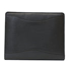 AshlinMD – Porte-documents à fermeture éclair AFONSO, pochette pour téléphone intelligent et 2 passants à stylos, noir-Pochettes à fermeture éclair dans le porte-documents.